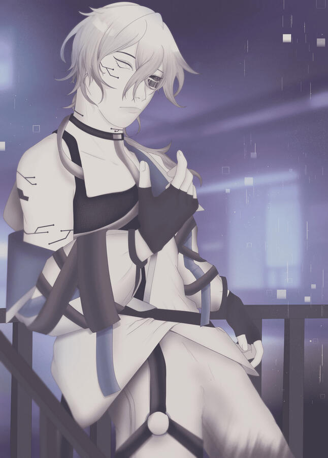 [VTuber] Commission Illustration: 21 / @goreswitch. | Art by me.