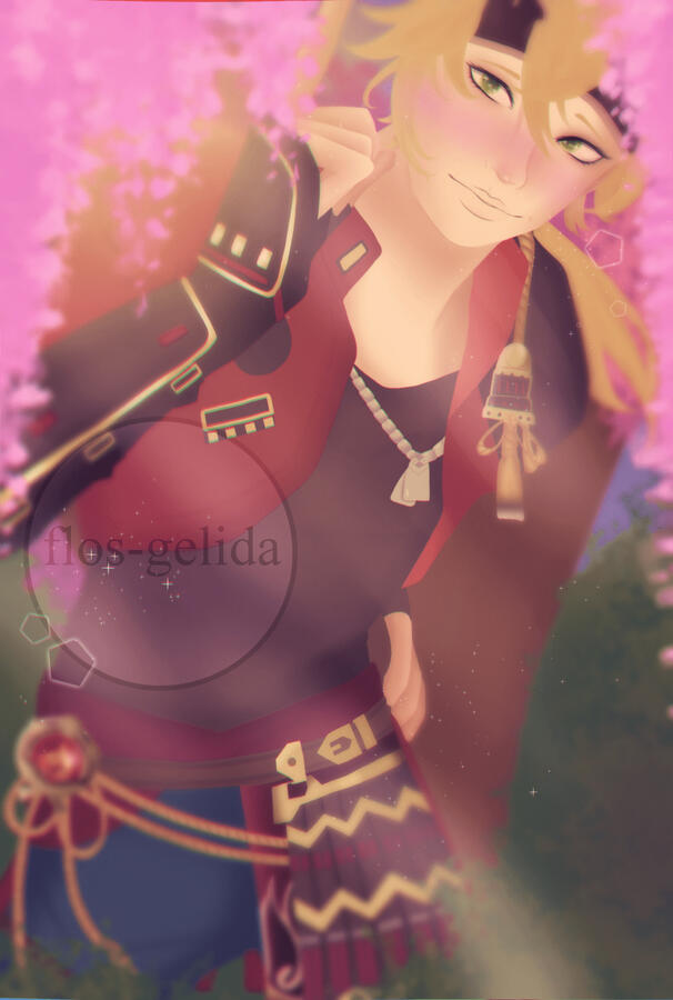 [Genshin Impact] Commission Illustration: Thoma. | Art by me.