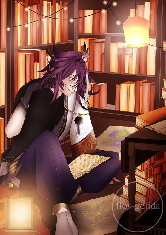 [Holostars English] Fanart Illustration: Banzoin Hakka. | Art by me.