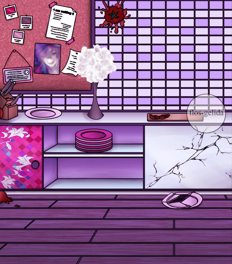 [Holostars English] Fanart Illustration: Gavis Bettel Inspired Kitchen. | Art by me.