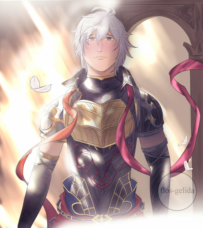 [Granblue Fantasy] Fanart Sketch: Lucifer. | Art by me.