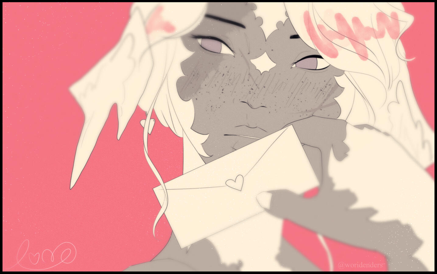 [FFXIV] Original Character Sketch: Eris Noelani. | Art and design by me.