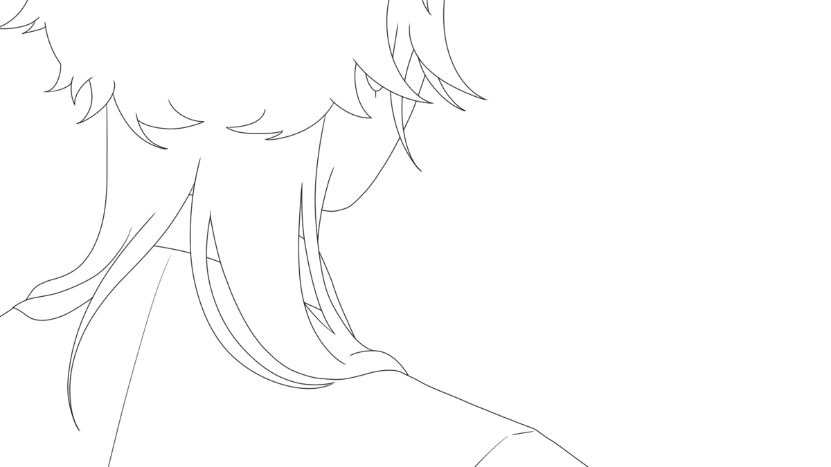 [Light The Way Visual Novel] Opening Animation: Shu Yamino. | Lineart by me.